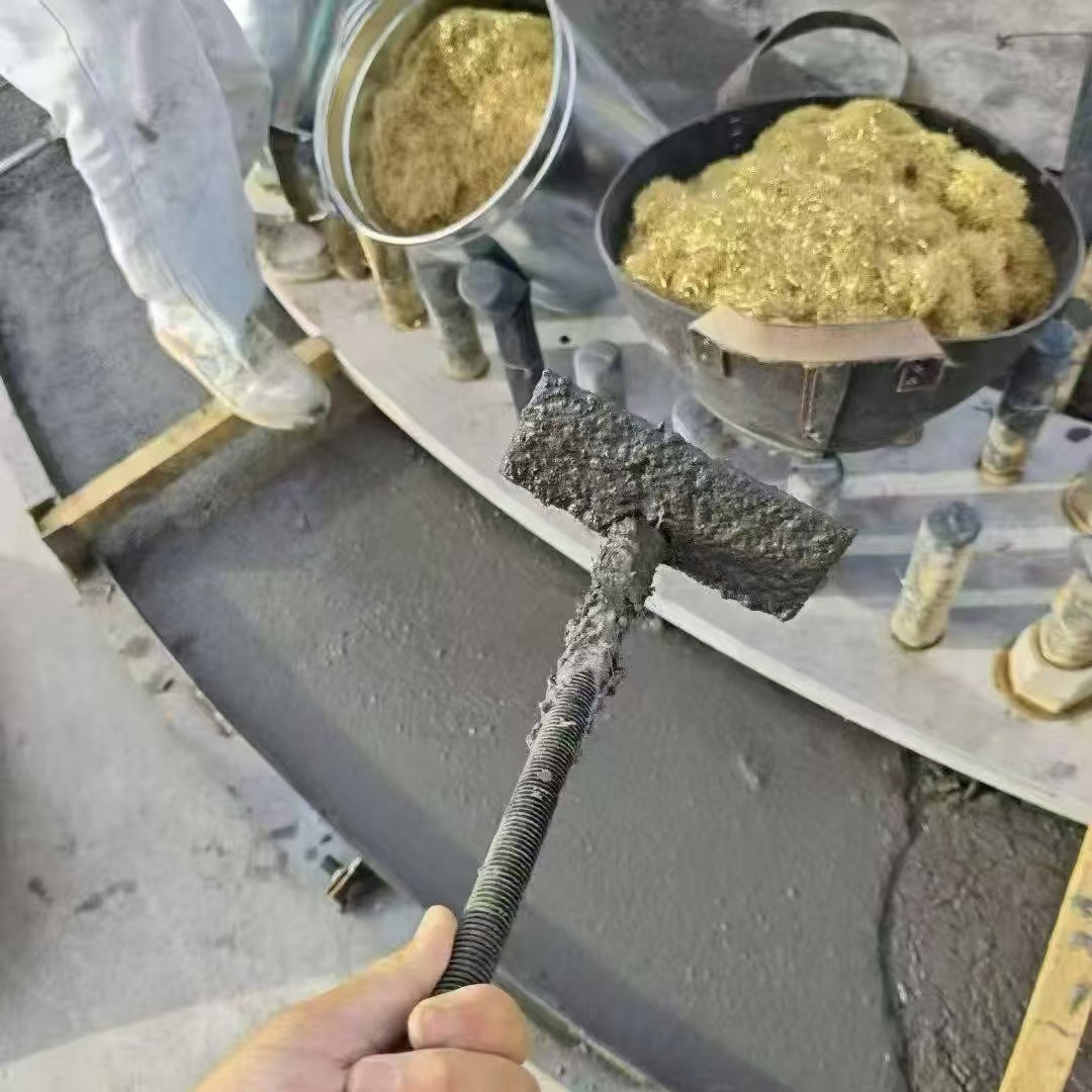 武进C120钢纤维高强无收灌浆料 轧机压缩机汽轮机发电机锻压设备底座灌浆材料